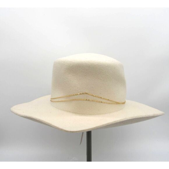 Van Palma Athena Hat in Off White SZ 57 - Picture 2 of 6